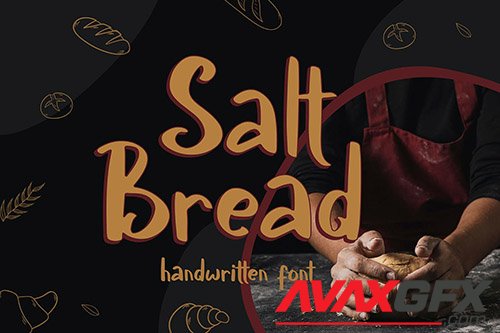 Salt Bread - Handwritten Font