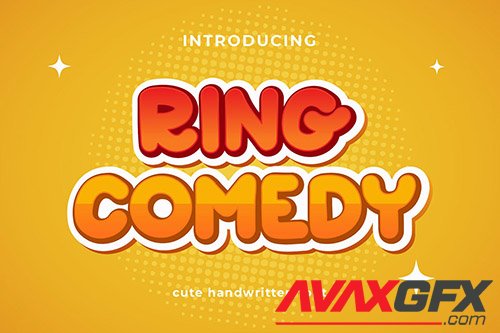 Ring Comedy - Playful Display Font