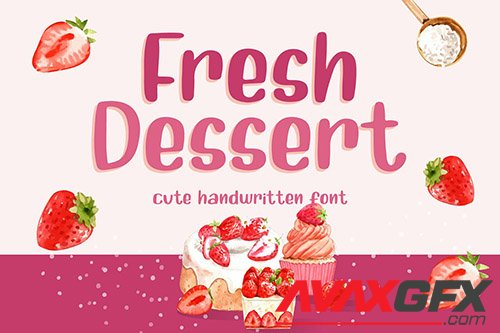 Fresh Dessert - Handwritten Font