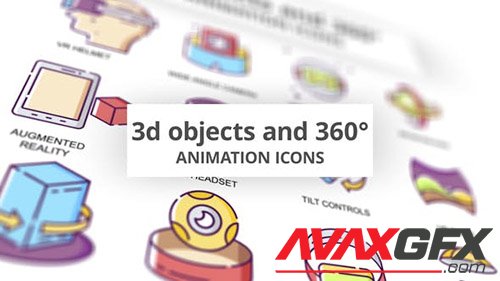 3D objects & 360 - Animation Icons 30885077