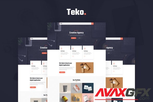 ThemeForest - Teko v1.0.0 - Creative Agency Template Kit - 30757465