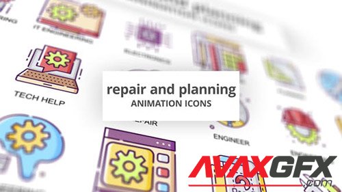 Repair & Planning - Animation Icons 30885411