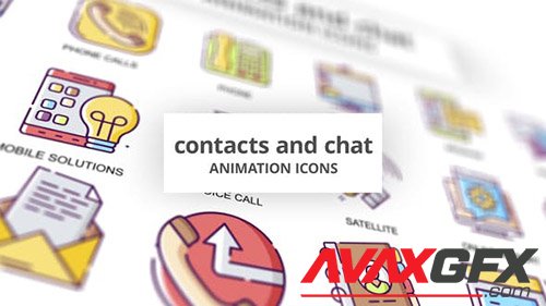 Contacts & Chat - Animation Icons 30885239