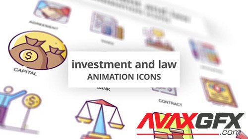 Investment & Law - Animation Icons 30885368