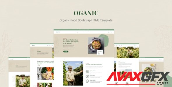 ThemeForest - Oganic v1.0 - Organic Food Bootstrap HTML Template - 30819952