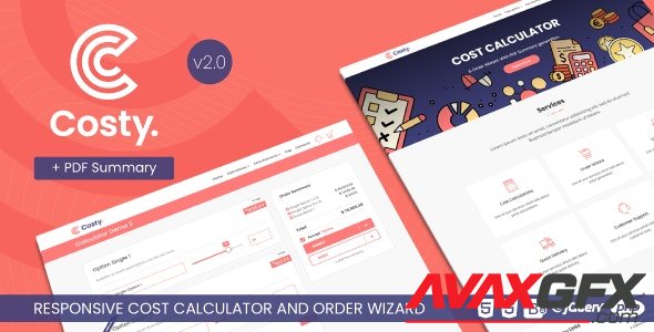ThemeForest - Costy v2.1. - Cost Calculator and Order Wizard - 23497072