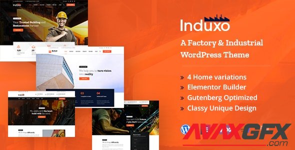 ThemeForest - Induxo v1.7.0 - Industry WordPress Theme - 23759804