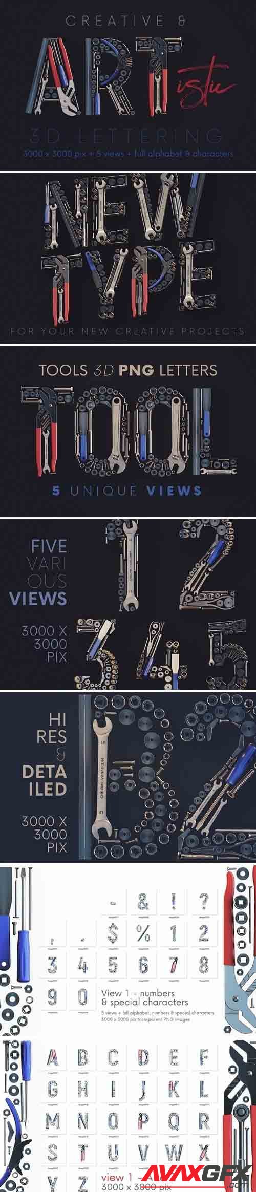 Tools - 3D Lettering - 5878968