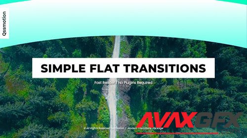 Simple Flat Transitions For After Effects 30954297