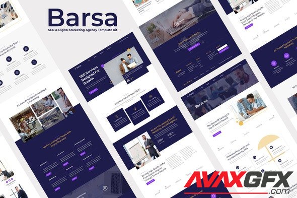 ThemeForest - Barsa v1.0.0 - SEO & Digital Marketing Agency Template Kit - 30958361