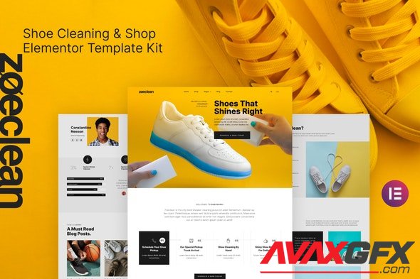 ThemeForest - Zoeclean v1.0.0 - Shoe Cleaning & Shop Template Kit - 30953451