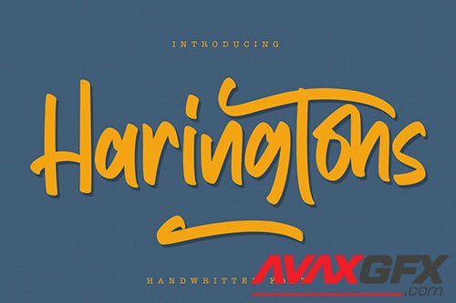 Haringtons - Handwritten Font