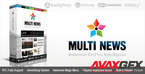 ThemeForest - Multinews v2.8 - Magazine WordPress Theme - 8103494