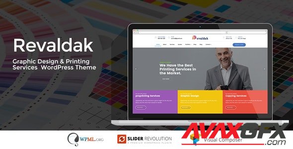 ThemeForest - Revaldak v2.3 - Printing Services WordPress Theme - 20715081
