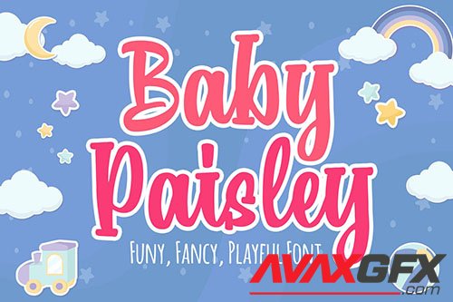 Baby Paisley a Playful Font