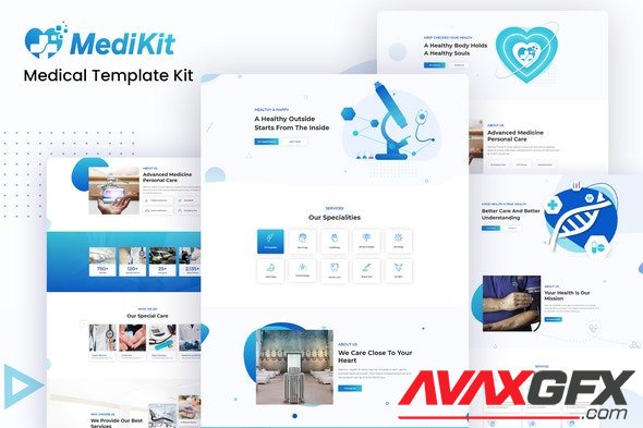 ThemeForest - MediKit v1.0.1 - Medical Template Kit - 26115049
