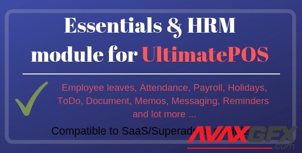 CodeCanyon - Essentials & HRM (Human resource management) Module for UltimatePOS v2.3 - 23643267