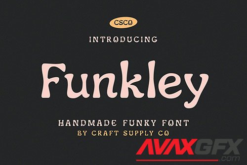Funkley - Handmade Funky Font