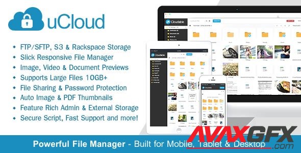 CodeCanyon - uCloud v2.0.2 - File Hosting Script - Securely Manage, Preview & Share Your Files - 14341108