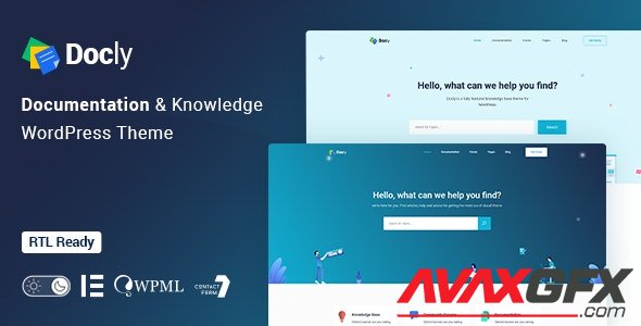 ThemeForest - Docly v1.3.1 - Documentation And Knowledge Base WordPress Theme with bbPress Helpdesk Forum - 26885280 - NULLED
