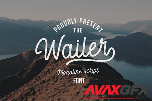 Wailer Monoline Script Font