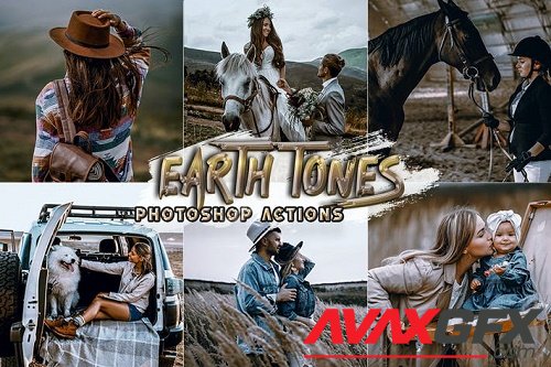 Earth Tones Photoshop Actions