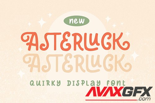 Asterluck - Quirky Display Font