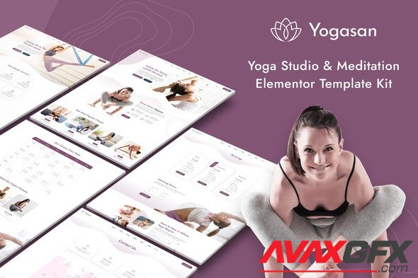 ThemeForest - Yogasan v1.0.0 - Yoga Studio & Meditation Elementor Template Kit - 30860777