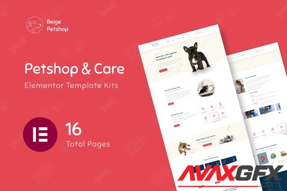 ThemeForest - Beige v1.0.0 - Pet Shop Woocommerce Elementor Template Kits - 31002114