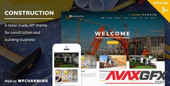 ThemeForest - Construction v3.5 - WordPress Theme - 10439297