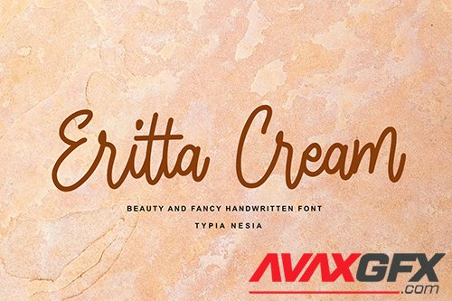 Eritta Cream - Fancy Handwritten