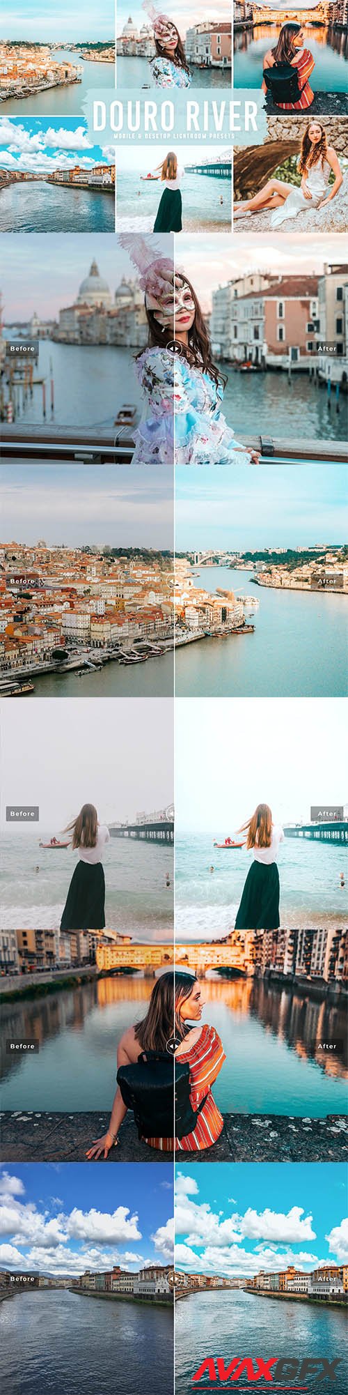Douro River Mobile & Desktop Lightroom Presets