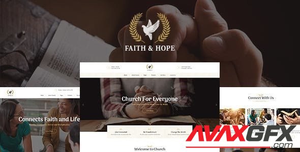 ThemeForest - Faith & Hope v1.2.3 - A Modern Church & Religion Non-Profit WordPress Theme - 19595523