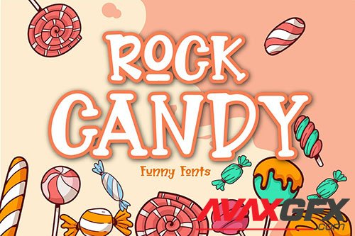 Rock Candy - Funny Font