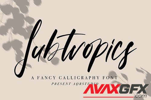 Subtropics - Fancy Calligraphy Font