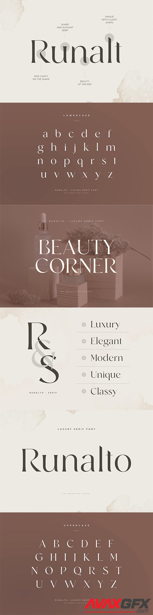 Runalto - Luxury Serif Font