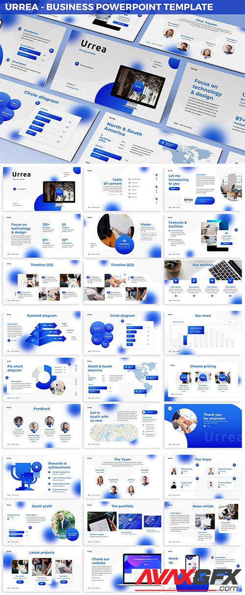 Urrea - Business Powerpoint Template