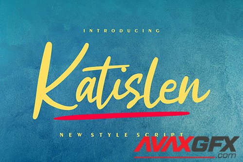 Katislen | New Style Script Font
