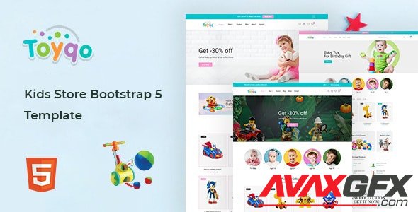 ThemeForest - Toyqo v1.0.0 - Kids Store Bootstrap 5 Template - 31116939