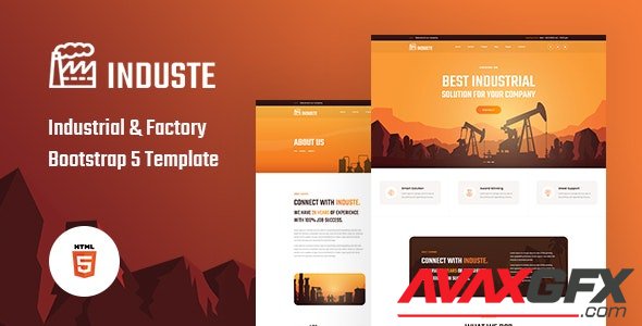 ThemeForest - Induste v1.0.0 - Industrial & Factory Bootstrap 5 Template - 31159884