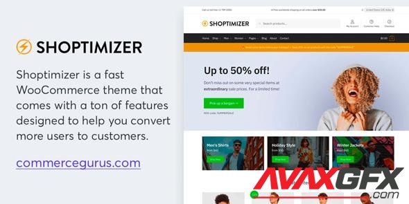 CommerceGurus - Shoptimizer v2.3.7 - Fastest WooCommerce WordPress Theme