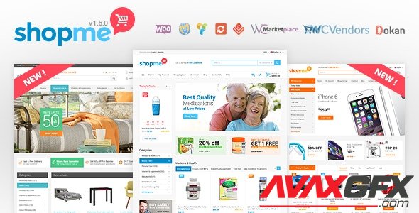 ThemeForest - ShopMe v1.6.0 - Multi Vendor Woocommerce WordPress Theme - 12701244 - NULLED