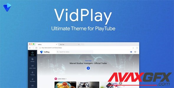 CodeCanyon - VidPlay v1.9 - The Ultimate PlayTube Theme - 24194567