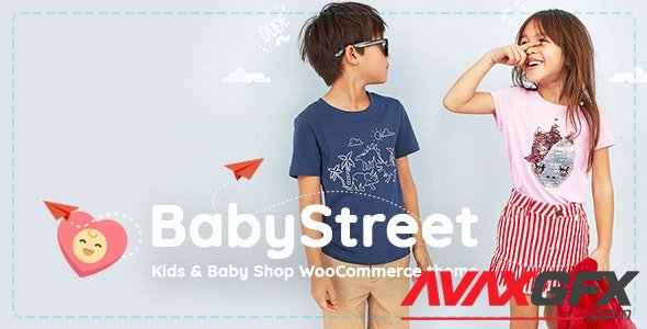 ThemeForest - BabyStreet v1.5.0 - WooCommerce Theme for Kids Toys and Clothes Shops - 23461786