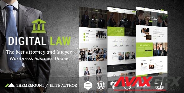 ThemeForest - Digital Law v12.2 - Attorney & Legal Advisor WordPress Theme - 15706323
