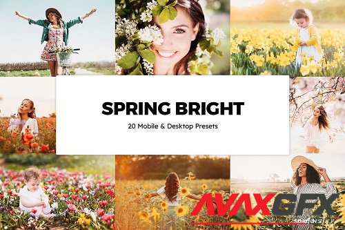 20 Spring Bright Lightroom Presets - 5978125