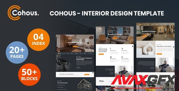 ThemeForest - Cohous v1.0.0 - Interior Design Template - 31139803