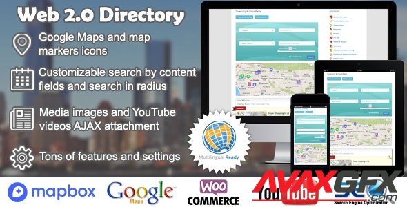 CodeCanyon - Web 2.0 Directory v2.7.2 - plugin for WordPress - 6463373 - NULLED