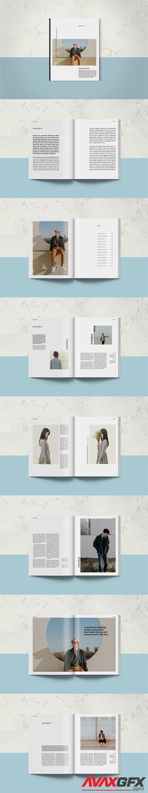 Magazine Template | White Space