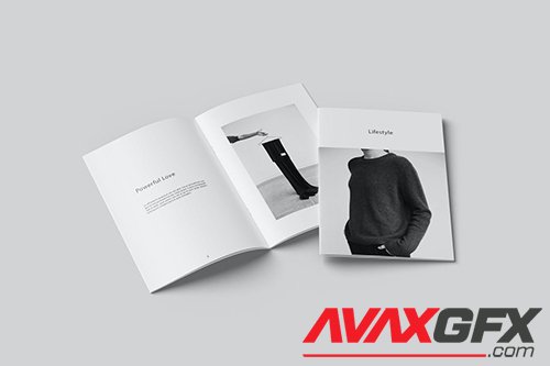 Simple A4 Brochure Mockup